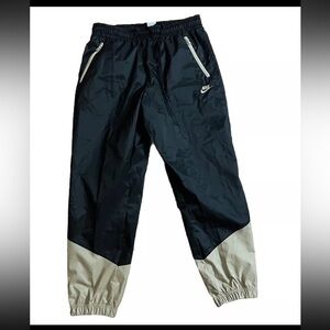 Nike Windrunner Woven Lined Pants Black Khaki Black Size Large DX0653-013